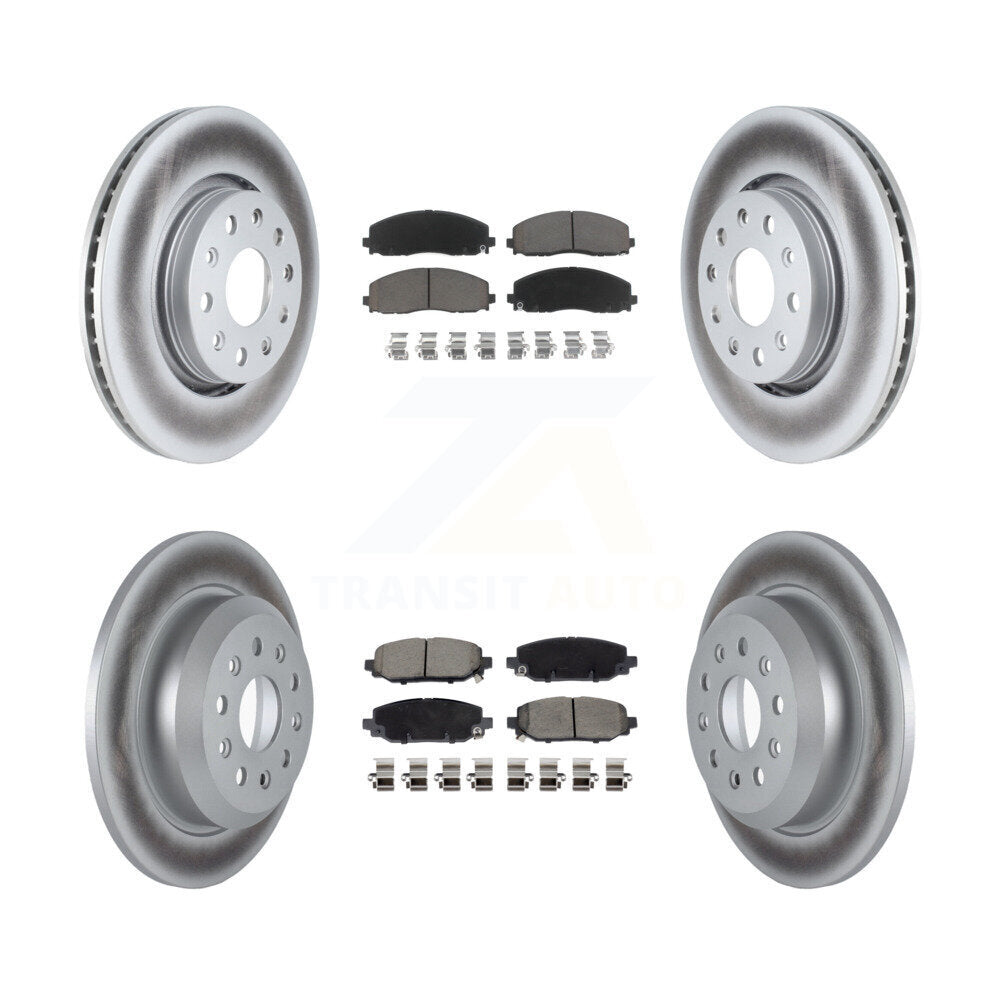 Disc Rotors and Ceramic Brake Pads Kit-KGC-102523 - Kit.bestparts.ca