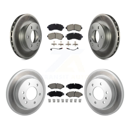 Coated Disc Rotors and Ceramic Brake Pads Kit-KGC-102529 - Kit.bestparts.ca