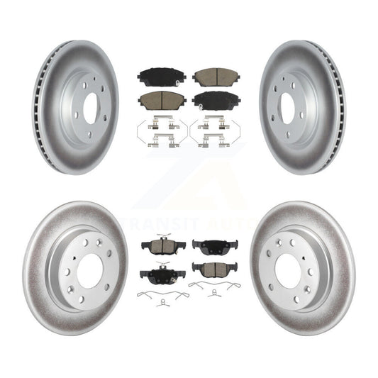 Coated Disc Rotors and Ceramic Brake Pads Kit-KGC-102537 - Kit.bestparts.ca
