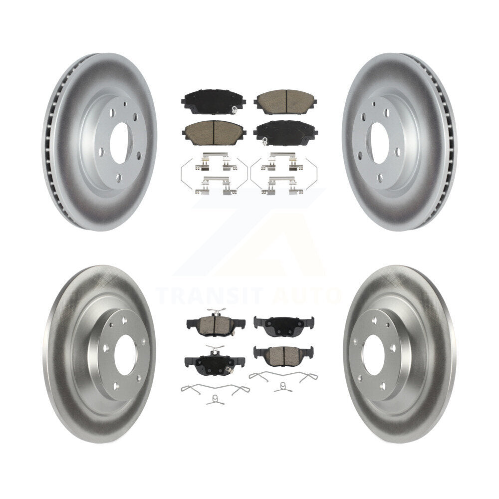 Coated Disc Rotors and Ceramic Brake Pads Kit-KGC-102538 - Kit.bestparts.ca Kit.bestparts.ca