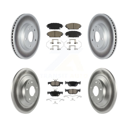 Coated Disc Rotors and Ceramic Brake Pads Kit-KGC-102538 - Kit.bestparts.ca