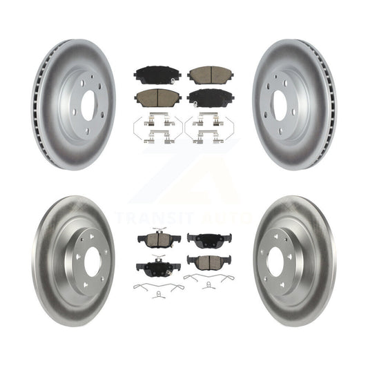 Coated Disc Rotors and Ceramic Brake Pads Kit-KGC-102538 - Kit.bestparts.ca