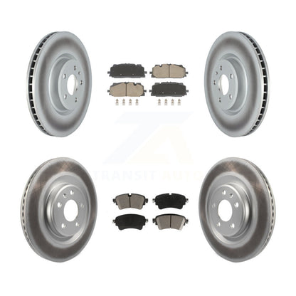 Coated Disc Rotors and Ceramic Brake Pads Kit-KGC-102551 - Kit.bestparts.ca