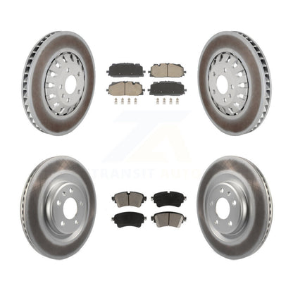 Coated Disc Rotors and Ceramic Brake Pads Kit-KGC-102553 - Kit.bestparts.ca