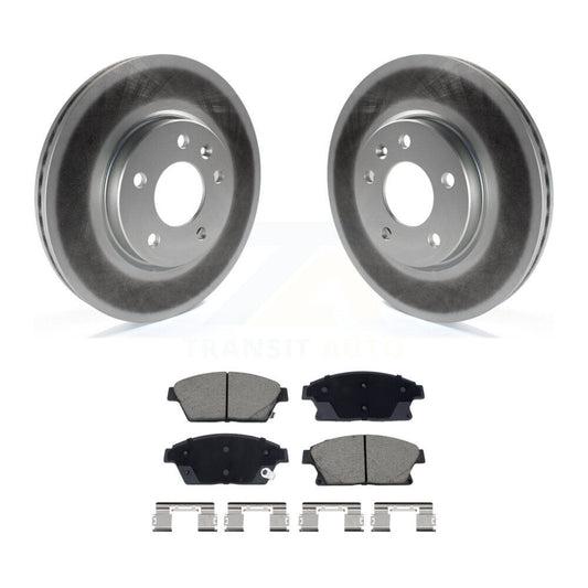 Coated Disc Rotors and Ceramic Brake Pads Kit-KGC-102563 - Kit.bestparts.ca