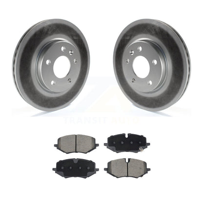Coated Disc Rotors and Ceramic Brake Pads Kit-KGC-102564 - Kit.bestparts.ca