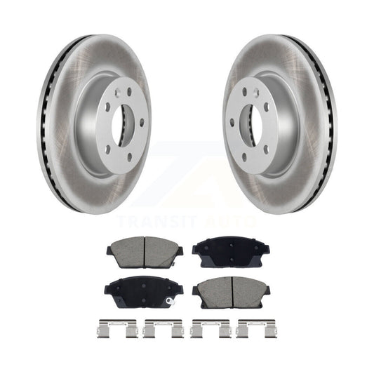 Coated Disc Rotors and Ceramic Brake Pads Kit-KGC-102577 - Kit.bestparts.ca