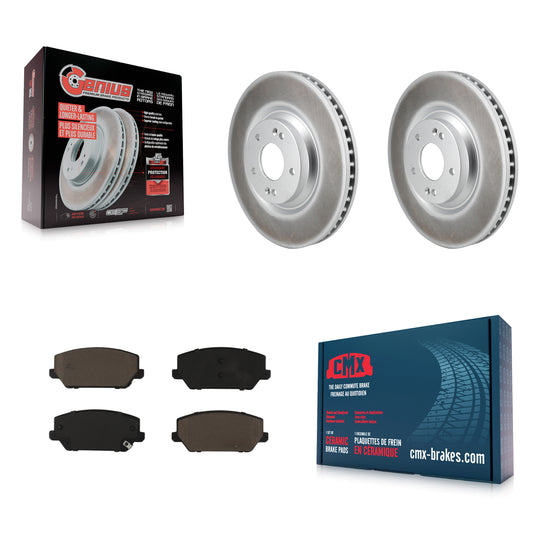 Disc Rotors and Ceramic Brake Pads Kit-KGC-102597