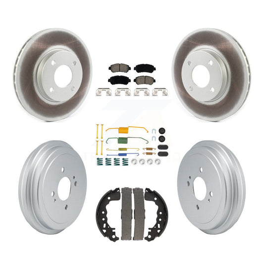 coated disc rotors and ceramic brake pads-kgc-102656 - Kit.bestparts.ca