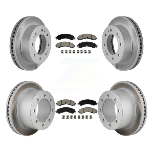 Coated Disc Rotors and Ceramic Brake Pads Kit-KGC-102665 - Kit.bestparts.ca