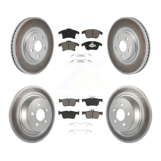 Coated Disc Rotors and Ceramic Brake Pads Kit-KGC-102672 - Kit.bestparts.ca
