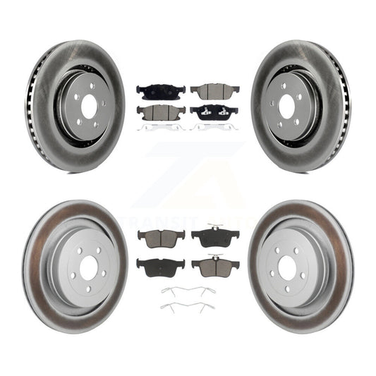 Coated Disc Rotors and Ceramic Brake Pads Kit-KGC-102673 - Kit.bestparts.ca