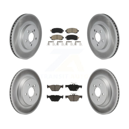 Coated Disc Rotors and Ceramic Brake Pads Kit-KGC-102691 - Kit.bestparts.ca