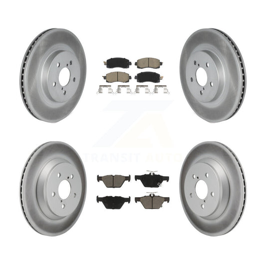 Coated Disc Rotors and Ceramic Brake Pads Kit-KGC-102691 - Kit.bestparts.ca