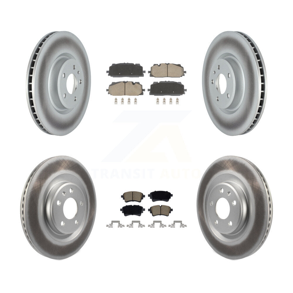 Coated Disc Rotors and Ceramic Brake Pads Kit-KGC-102705 - Kit.bestparts.ca