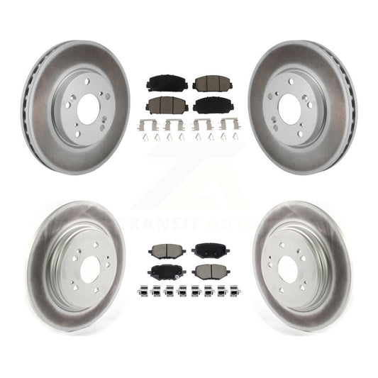 Coated Disc Rotors and Ceramic Brake Pads Kit-KGC-102721 - Kit.bestparts.ca