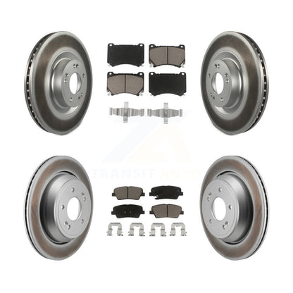Coated Disc Rotors and Ceramic Brake Pads Kit-KGC-102730 - Kit.bestparts.ca