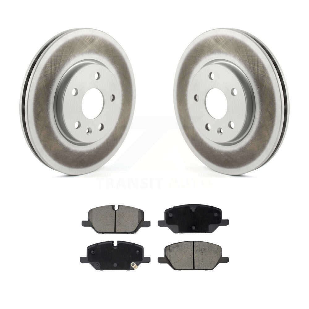 Coated Disc Rotors and Ceramic Brake Pads Kit-KGC-102784 - Kit.bestparts.ca