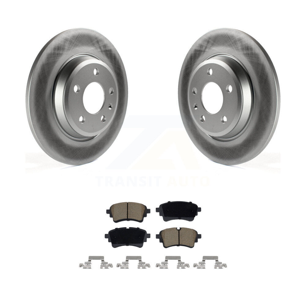 Coated Disc Rotors and Ceramic Brake Pads Kit-KGC-102836 - Kit.bestparts.ca