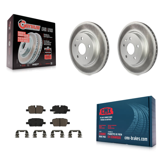 Coated Disc Rotors and Ceramic Brake Pads Kit-KGC-102842