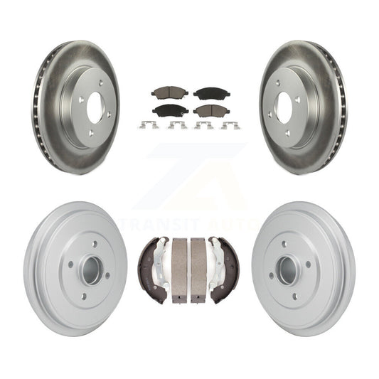 Coated Disc Rotors and Ceramic Brake Pads Kit-KGC-102862 - Kit.bestparts.ca