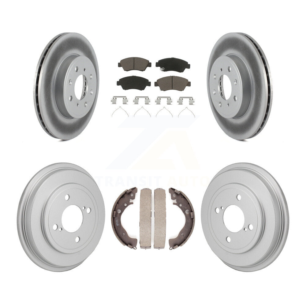 Coated Disc Rotors and Ceramic Brake Pads Kit-KGC-102866 - Kit.bestparts.ca