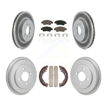 Coated Disc Rotors and Ceramic Brake Pads Kit-KGC-102866 - Kit.bestparts.ca
