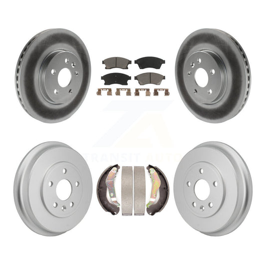 Coated Disc Rotors and Ceramic Brake Pads Kit-KGC-102867 - Kit.bestparts.ca