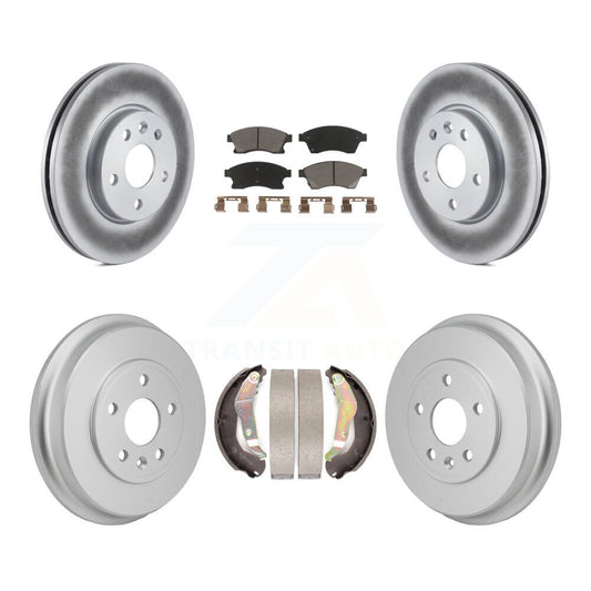 Coated Disc Rotors and Ceramic Brake Pads Kit-KGC-102868 - Kit.bestparts.ca