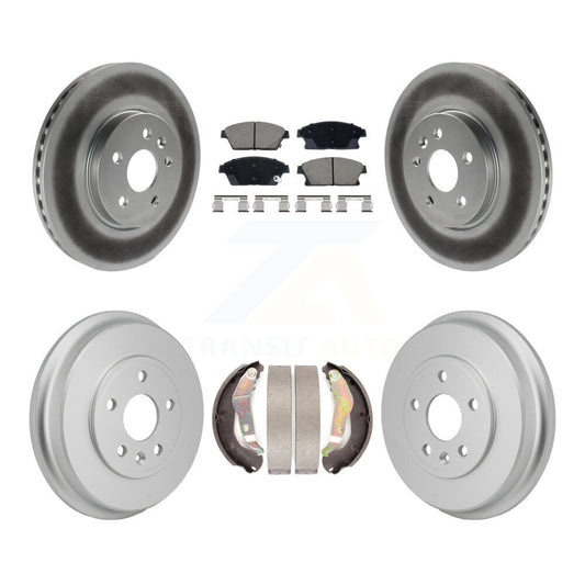 Coated Disc Rotors and Ceramic Brake Pads Kit-KGC-102869 - Kit.bestparts.ca