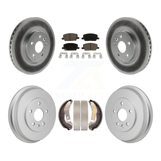 Coated Disc Rotors and Ceramic Brake Pads Kit-KGC-102870 - Kit.bestparts.ca