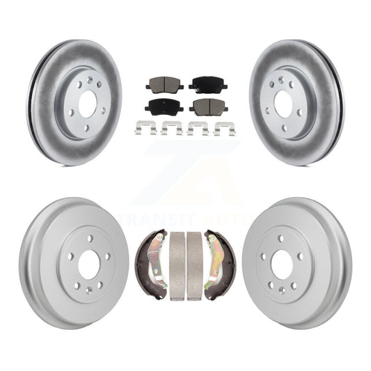 Coated Disc Rotors and Ceramic Brake Pads Kit-KGC-102871 - Kit.bestparts.ca