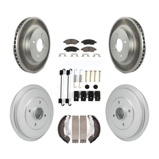 coated disc rotors and ceramic brake pads-kgc-102874 - Kit.bestparts.ca