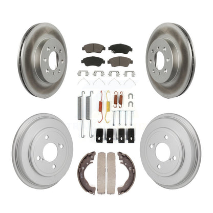 Coated Disc Rotors and Ceramic Brake Pads Kit-KGC-102875 - Kit.bestparts.ca