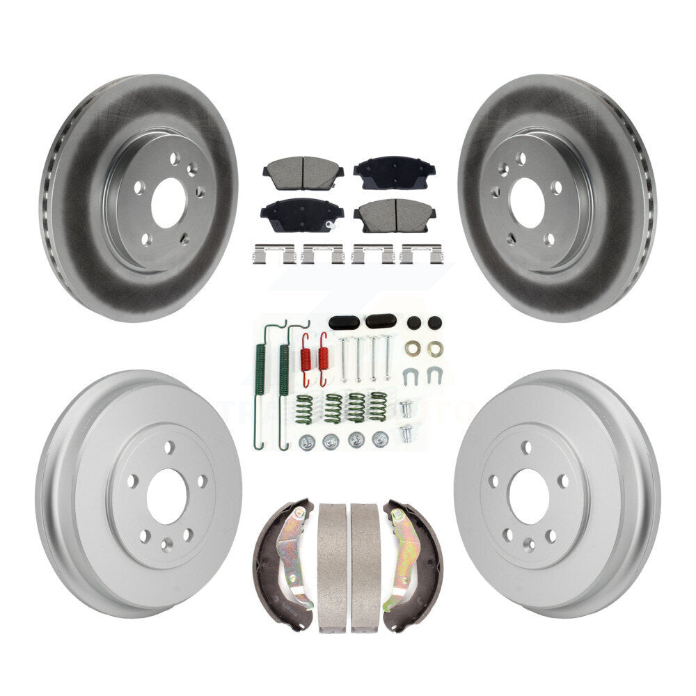 Coated Disc Rotors and Ceramic Brake Pads Kit-KGC-102879 - Kit.bestparts.ca Kit.bestparts.ca