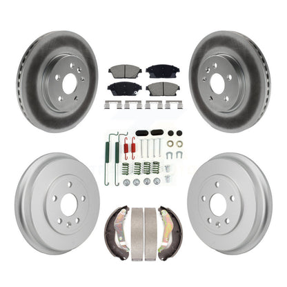 Coated Disc Rotors and Ceramic Brake Pads Kit-KGC-102879 - Kit.bestparts.ca