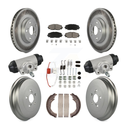 Coated Disc Rotors and Ceramic Brake Pads Kit-KGC-102881