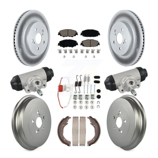 Coated Disc Rotors and Ceramic Brake Pads Kit-KGC-102882