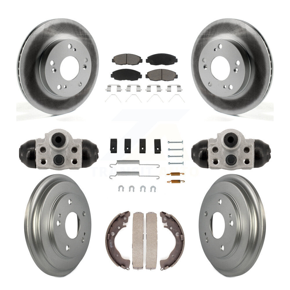 Coated Disc Rotors and Ceramic Brake Pads Kit-KGC-102883 - Kit.bestparts.ca