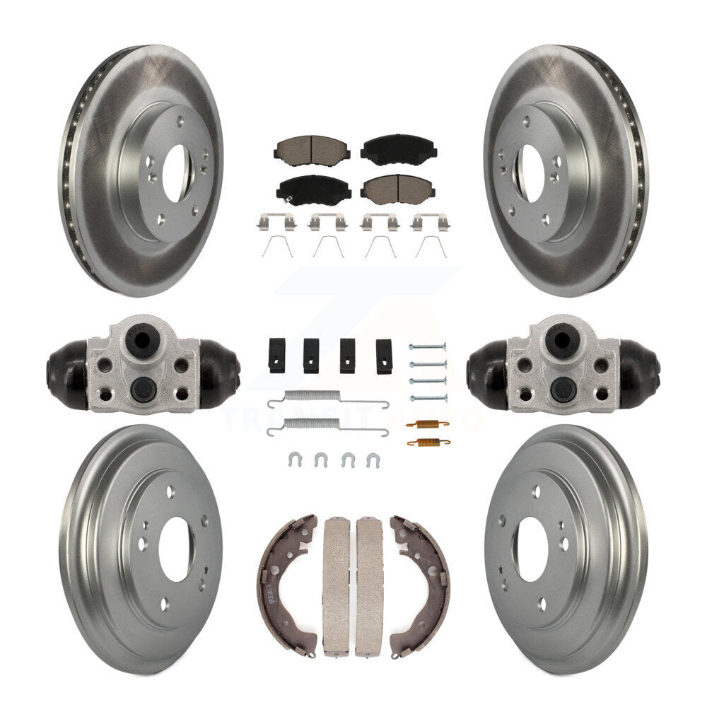 Coated Disc Rotors and Ceramic Brake Pads Kit-KGC-102884 - Kit.bestparts.ca