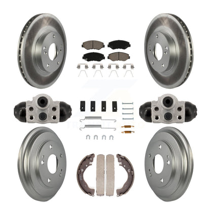 Coated Disc Rotors and Ceramic Brake Pads Kit-KGC-102884 - Kit.bestparts.ca