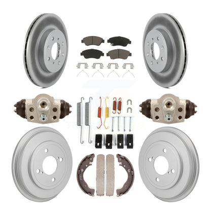 Coated Disc Rotors and Ceramic Brake Pads Kit-KGC-102885 - Kit.bestparts.ca
