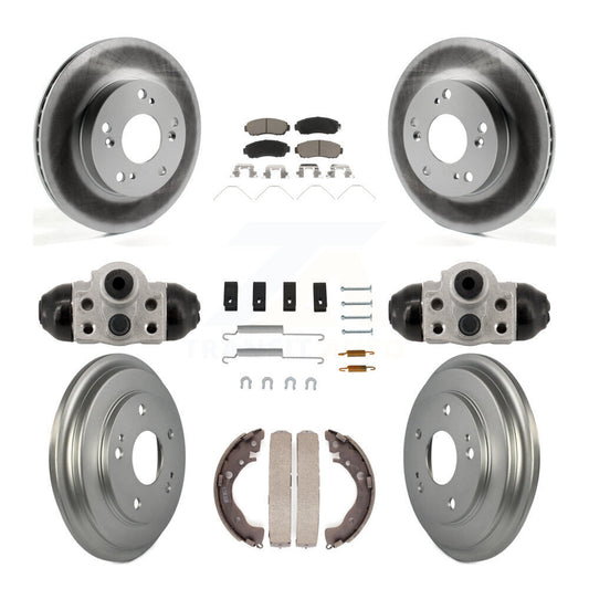 Coated Disc Rotors and Ceramic Brake Pads Kit-KGC-102886 - Kit.bestparts.ca