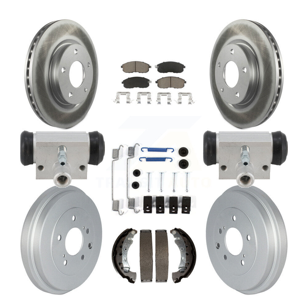 Coated Disc Rotors and Ceramic Brake Pads Kit-KGC-102887