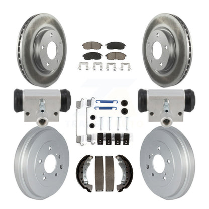 Coated Disc Rotors and Ceramic Brake Pads Kit-KGC-102887