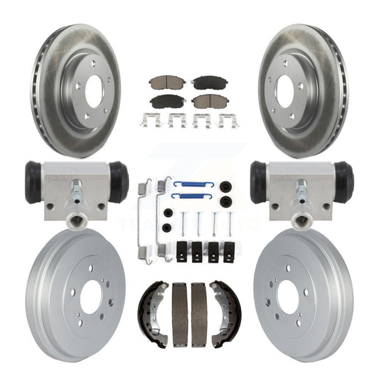 Coated Disc Rotors and Ceramic Brake Pads Kit-KGC-102887
