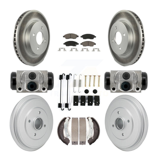 Coated Disc Rotors and Ceramic Brake Pads Kit-KGC-102893 - Kit.bestparts.ca