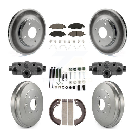 Coated Disc Rotors and Ceramic Brake Pads Kit-KGC-102894 - Kit.bestparts.ca