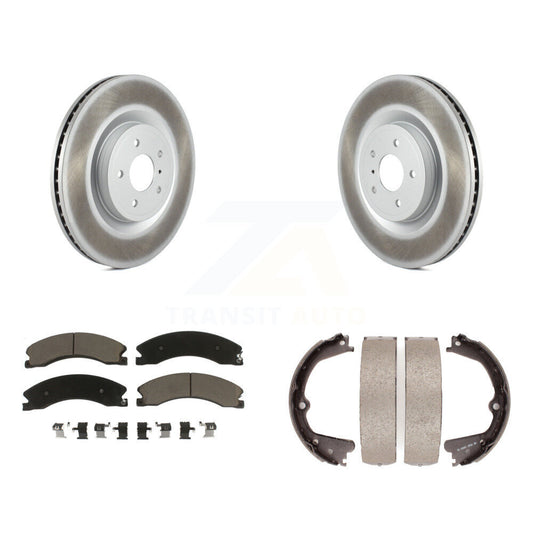 Coated Disc Rotors and Ceramic Brake Pads Kit-KGC-103043 - Kit.bestparts.ca
