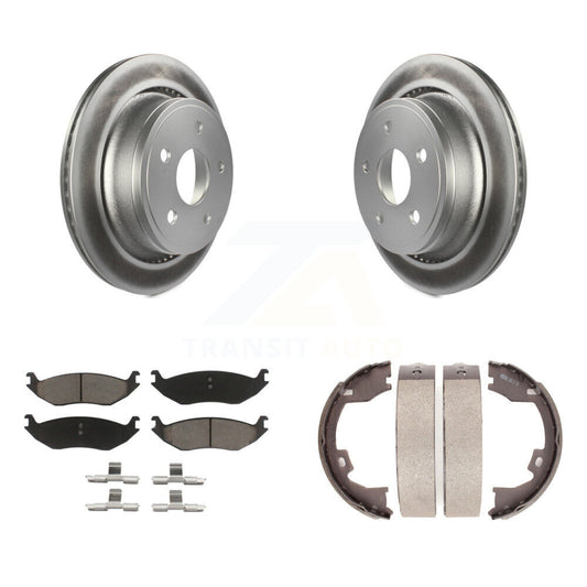 Coated Disc Rotors and Ceramic Brake Pads Kit-KGC-103081 - Kit.bestparts.ca